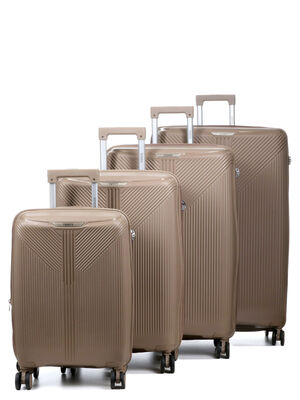 Ensemble 4 valises Teneo Deltea Kaki