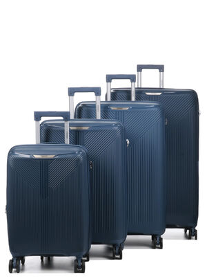 Ensemble 4 valises Teneo Deltea Bleu