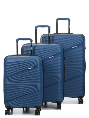 Ensemble 3 valises Travel's Milos Bleu