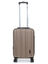 Ensemble 3 valises rigides extensibles Braga 3 Taupe Taupe