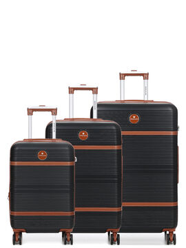 Ensemble 3 valises extensibles Tampa 3 Noir