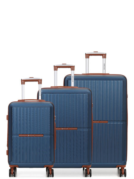 Ensemble 3 valises rigides extensibles Sumatra Bleu Marine
