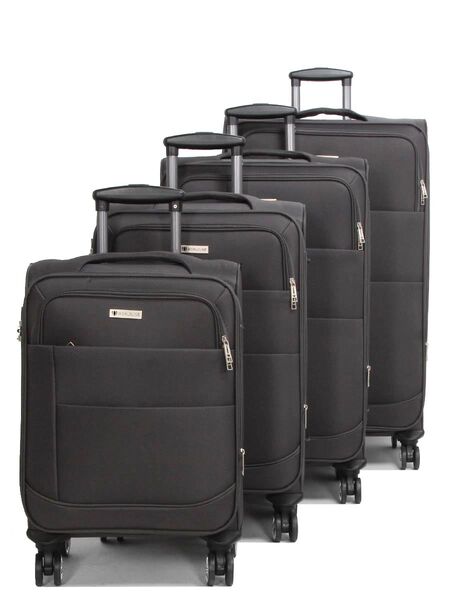 Ensemble 4 valises souples extensibles Agadir