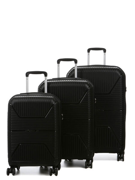 Ensemble 3 valises rigides Tenerife Noir