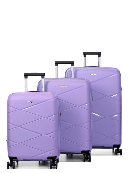 Ensemble 3 valises rigides extensibles Kos