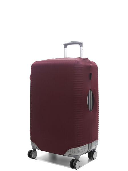 Housse de valise Unie - M Bordeaux