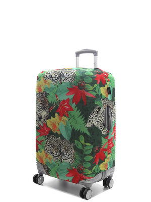 Housse de valise Airtex Fantaisie L�opard - M Vert L�opard