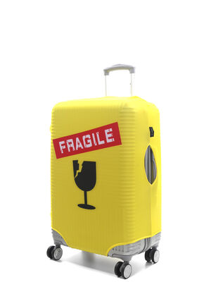 Housse de valise Airtex Fantaisie Fragile - M Jaune Fragile