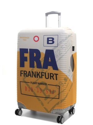 Housse de valise Airtex To Frankfurt FRA - L Beige Jaune FRA