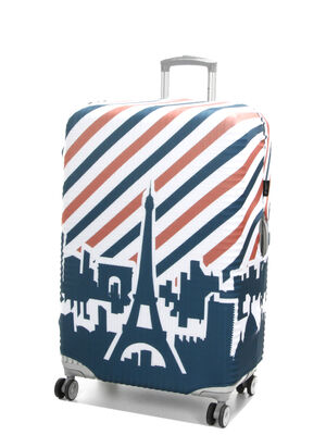 Housse de valise Airtex Paris - L Blanc
