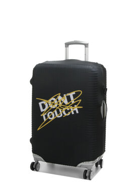 Housse de valise extensible Don't Touch - M Noir