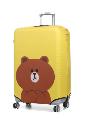 Housse de valise Periea Yellow Teddy L Jaune
