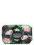 Housse de valise extensible Tropical Flamingo M Noir