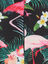 Housse de valise extensible Tropical Flamingo M Noir