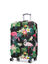 Housse de valise extensible Tropical Flamingo M Noir