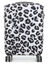 Housse de valise extensible Silver Leopard S Blanc