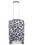 Housse de valise extensible Silver Leopard S Blanc