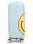 Housse de valise extensible Smiley Face M Bleu Drag�e Bleu Drag�e