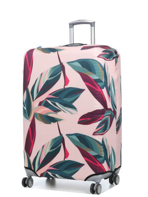 Housse de valise Periea Peach Leaves L Rose
