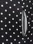 Housse de valise extensible Black with White Dots L Noir