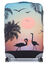 Housse de valise extensible Sunset Flamingos XL Orange