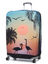 Housse de valise extensible Sunset Flamingos XL Orange