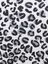 Housse de valise extensible Silver Leopard XL Blanc