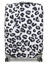Housse de valise extensible Silver Leopard XL Blanc