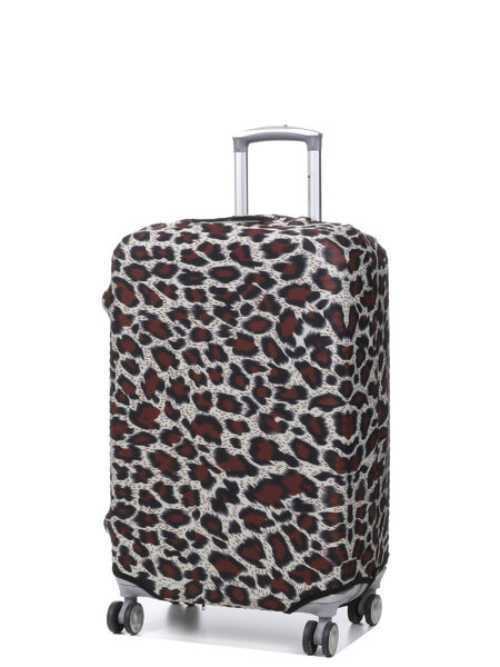 Housse de valise extensible Gold Leopard M