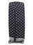 Housse de valise extensible Black with White Dots XL Noir
