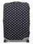 Housse de valise extensible Black with White Dots XL Noir