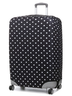 Housse de valise Periea Black with White Dots XL Noir