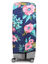 Housse de valise extensible Dark Blue with Flowers XL Marine