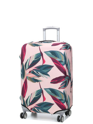 Housse de valise Periea Peach Leaves M Rose