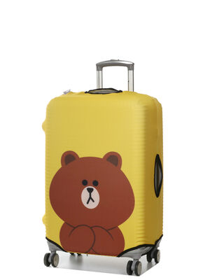 Housse de valise Periea Yellow Teddy M Jaune