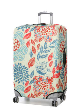 Housse de valise extensible Red and Blue Leaves L