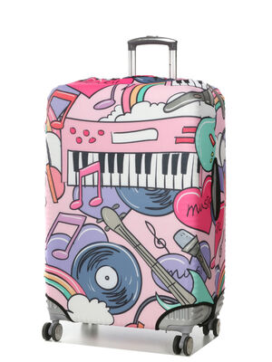 Housse de valise Periea Retro L Rose