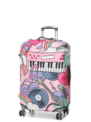 Housse de valise Periea Retro M Rose