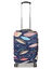 Housse de valise extensible Fish S Bleu