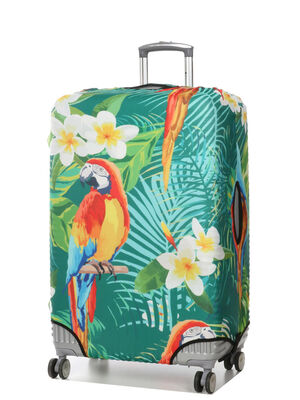 Housse de valise Periea Tropical Parrot L Vert