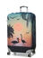 Housse de valise extensible Sunset Flamingos L Orange