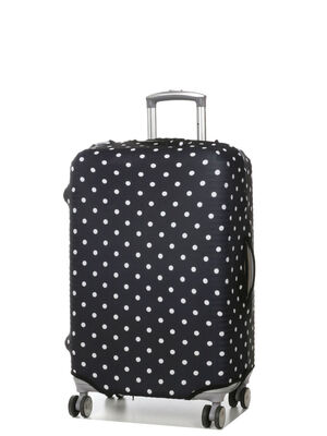 Housse de valise Periea Black with White Dots M Noir