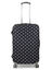 Housse de valise extensible Black with White Dots M Noir