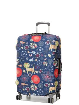 Housse de valise extensible Purple Cats M Indigo