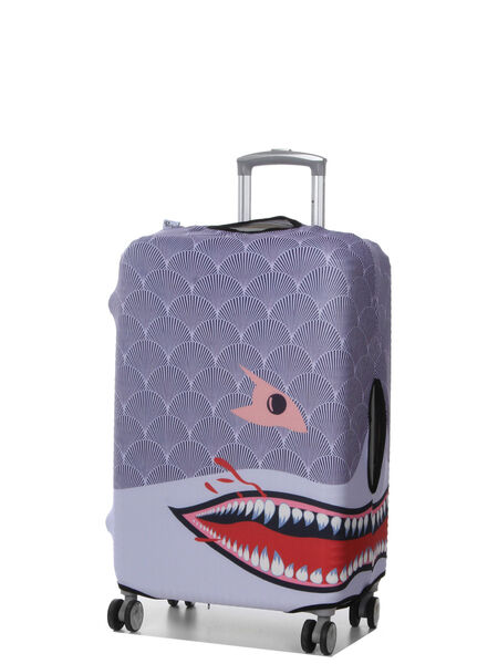 Housse de valise extensible Purple Shark M