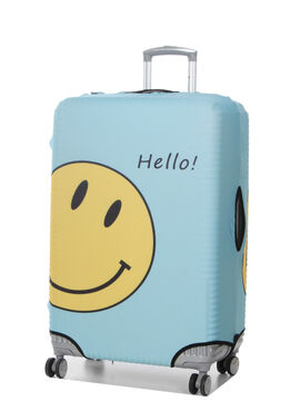 Housse de valise extensible Smiley Face L
