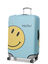 Housse de valise extensible Smiley Face L Bleu Drag�e
