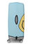 Housse de valise extensible Smiley Face L Bleu Drag�e