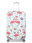 Housse de valise extensible White with Summer Flamingos L Blanc Blanc