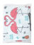 Housse de valise extensible White with Summer Flamingos M Blanc Blanc